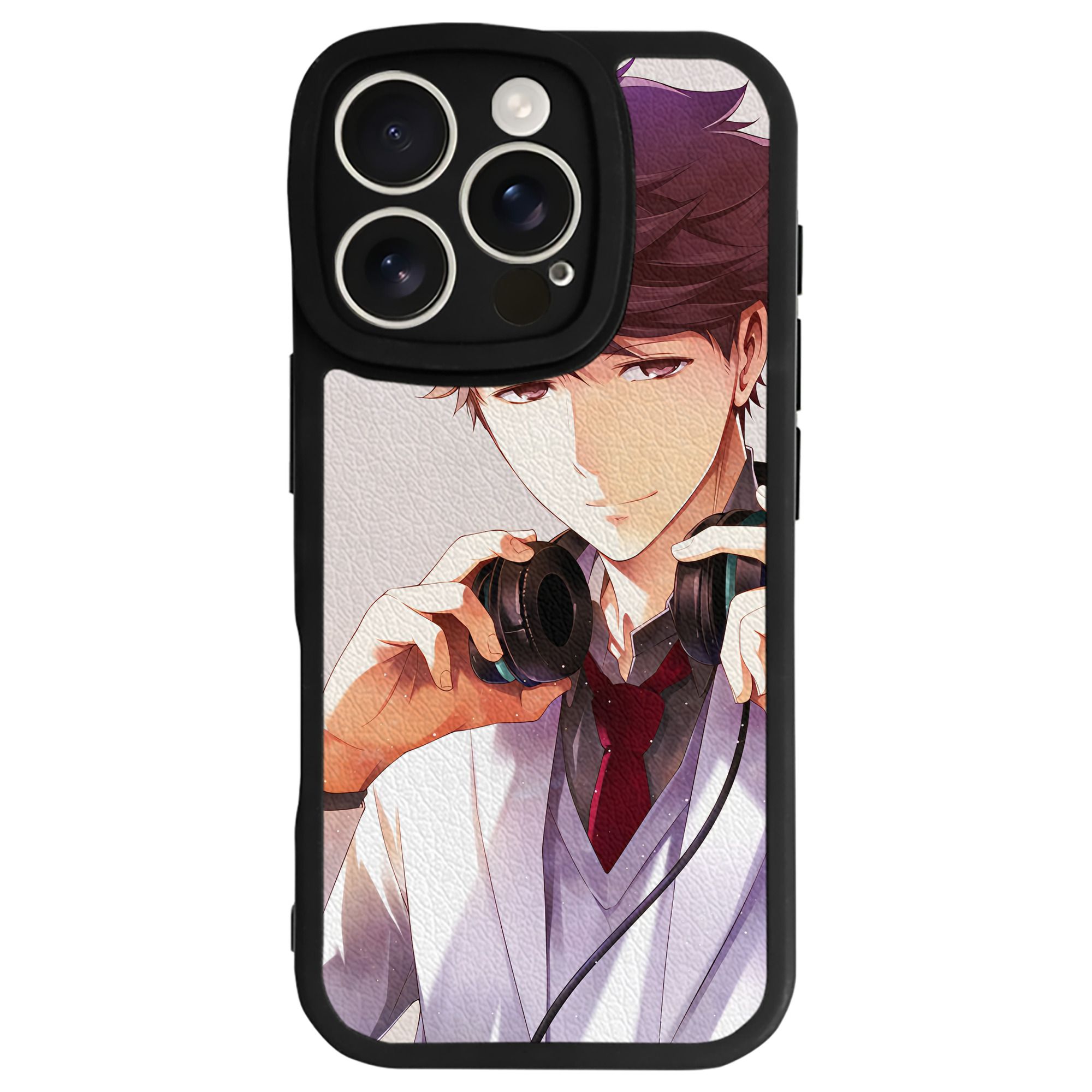 （画像用） ハイキュー!! Haikyu!! 【iPhone 16シリーズ対応】シリコンスマホケース（レザー調） 材質：シリコン